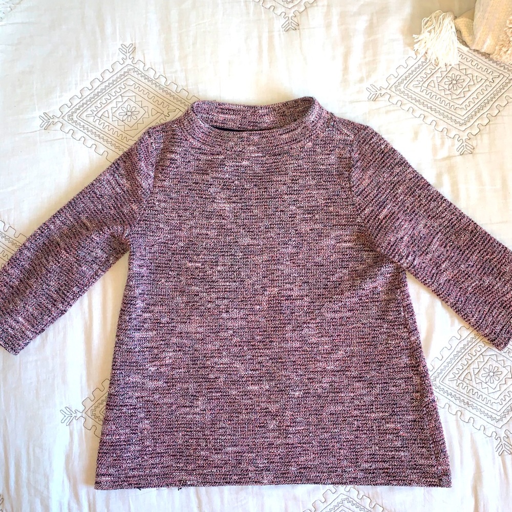 LOFT Multi faux-turtleneck sweater